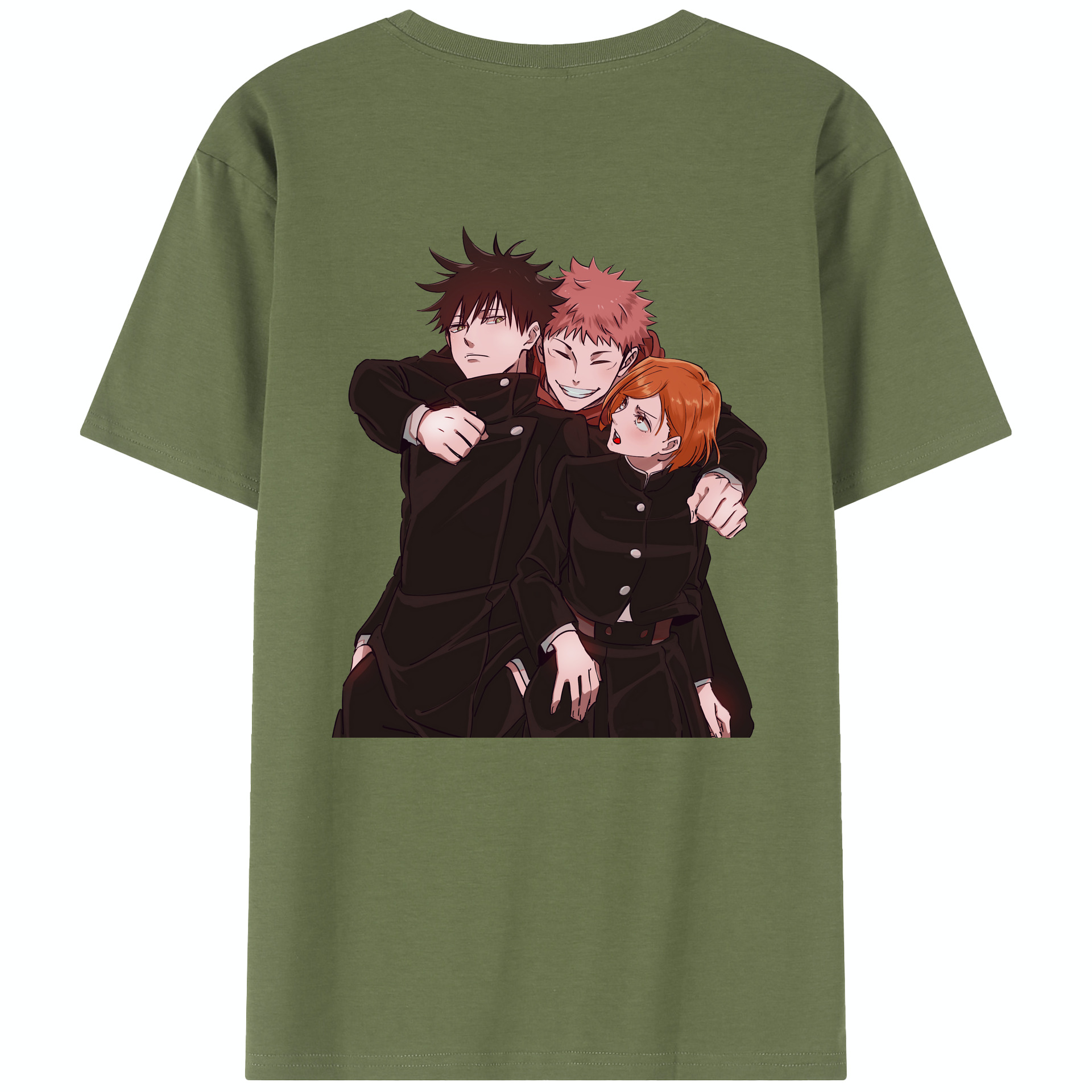 （画像用） 呪術廻戦 Jujutsu Kaisen 綿100％半袖Tシャツ（背面プリント）